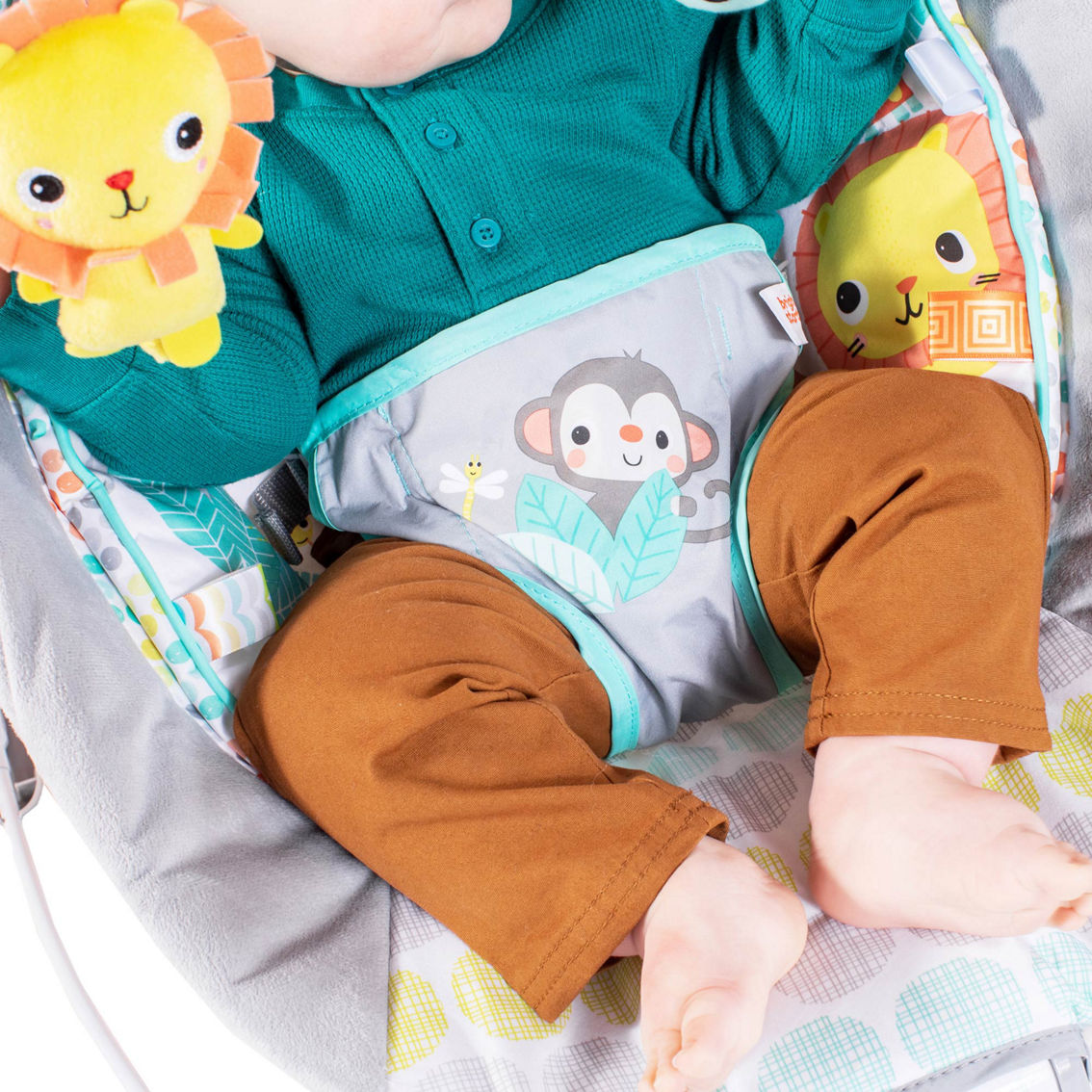 Bright Starts Whimsical Wild Bouncer - Image 9 of 10