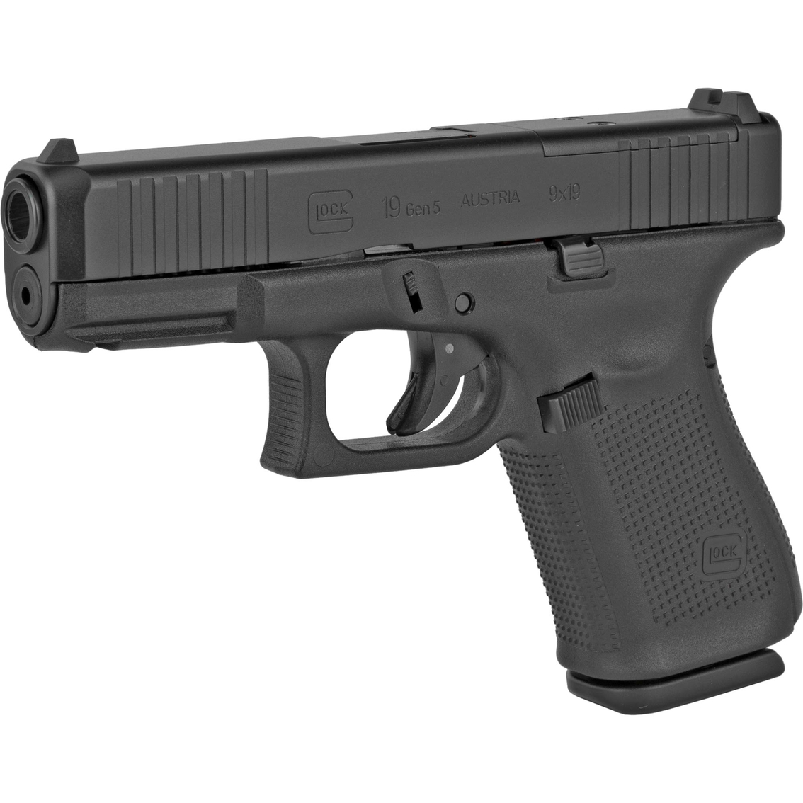 Glock 19 MOS Gen 5 9MM 4.02 in. Barrel 15 Rds 3-Mags Pistol Black - Image 3 of 3