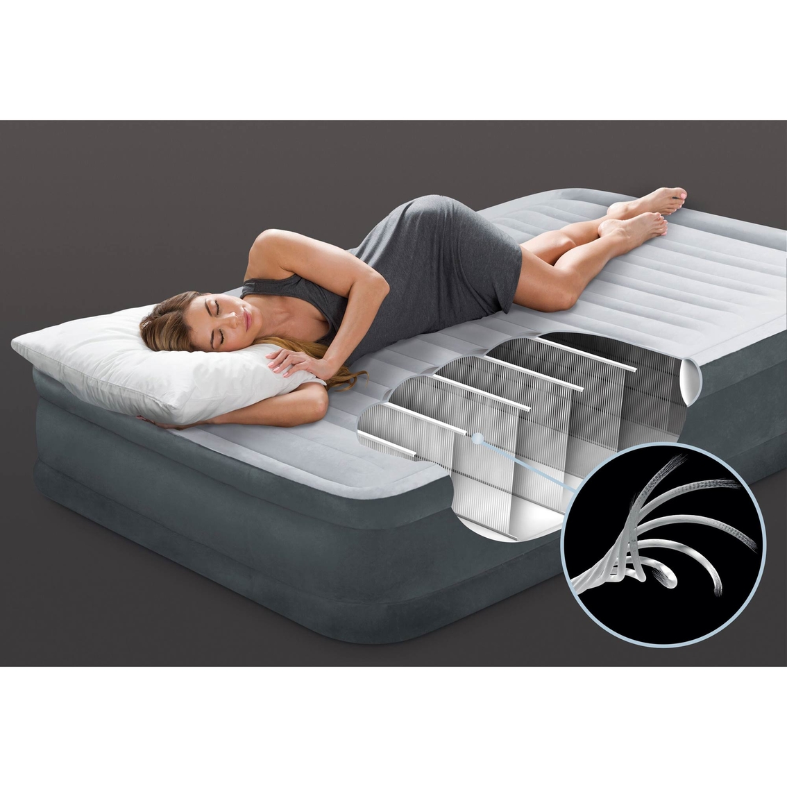 Intex Dura-Beam Mid-Rise Premium Comfort Airbed - Image 2 of 5