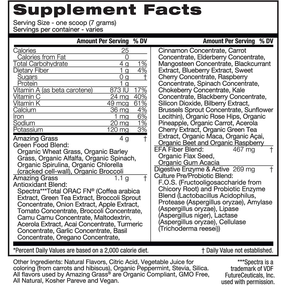 Amazing Grass Sweet Berry Superfood, 30 servings - Image 2 of 2