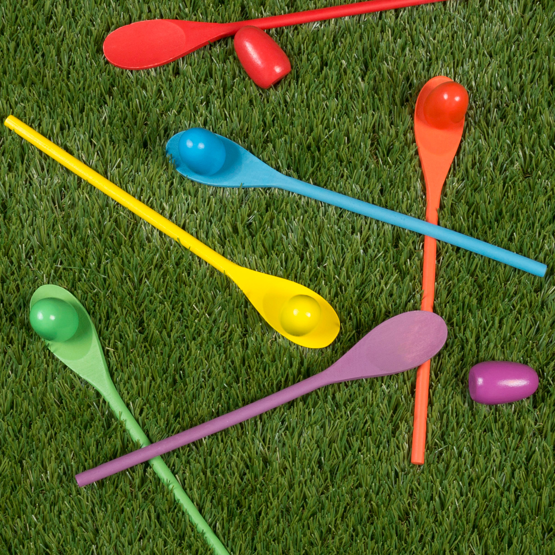 Hey! Play! Wooden Egg and Spoon Race Game - Image 6 of 6