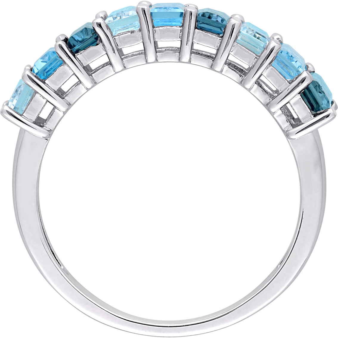 Sofia B. Sterling Silver 2 1/2 CTW Blue Topaz Ring - Image 2 of 4