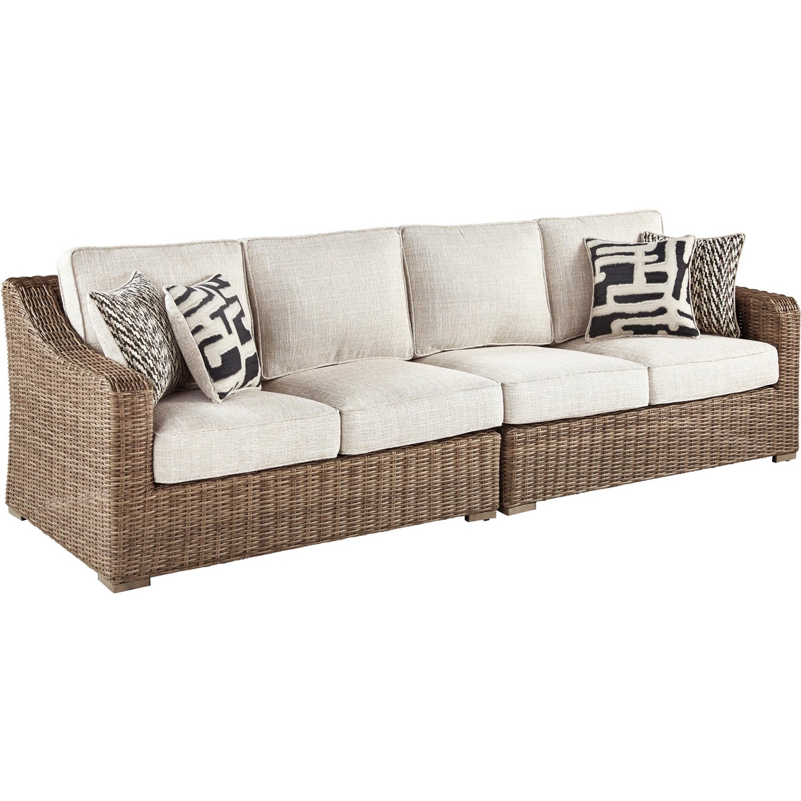 Signature Design by Ashley Beachcroft 3 pc. Outdoor Sectional - Image 3 of 7
