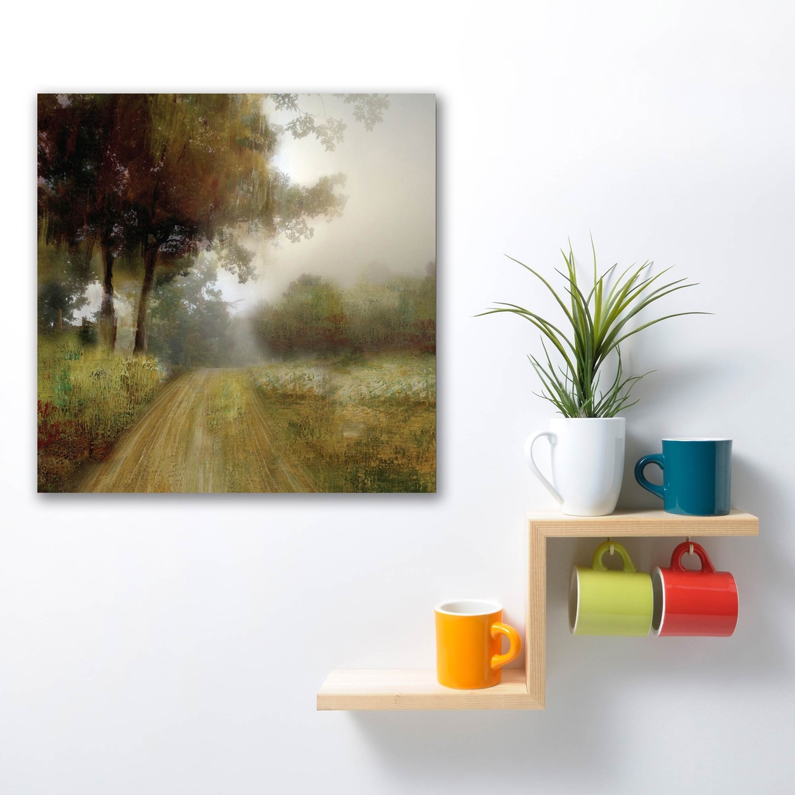 Courtside Market Country Road Canvas Wall Art - Image 4 of 7