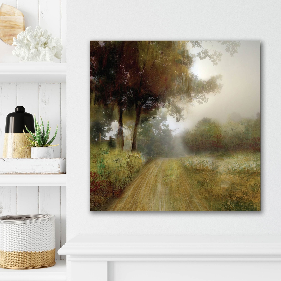 Courtside Market Country Road Canvas Wall Art - Image 5 of 7