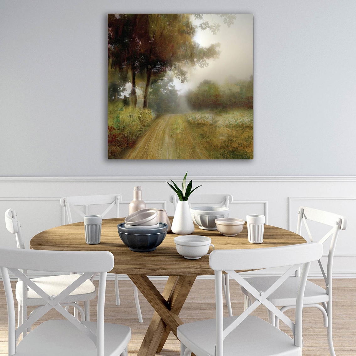 Courtside Market Country Road Canvas Wall Art - Image 7 of 7