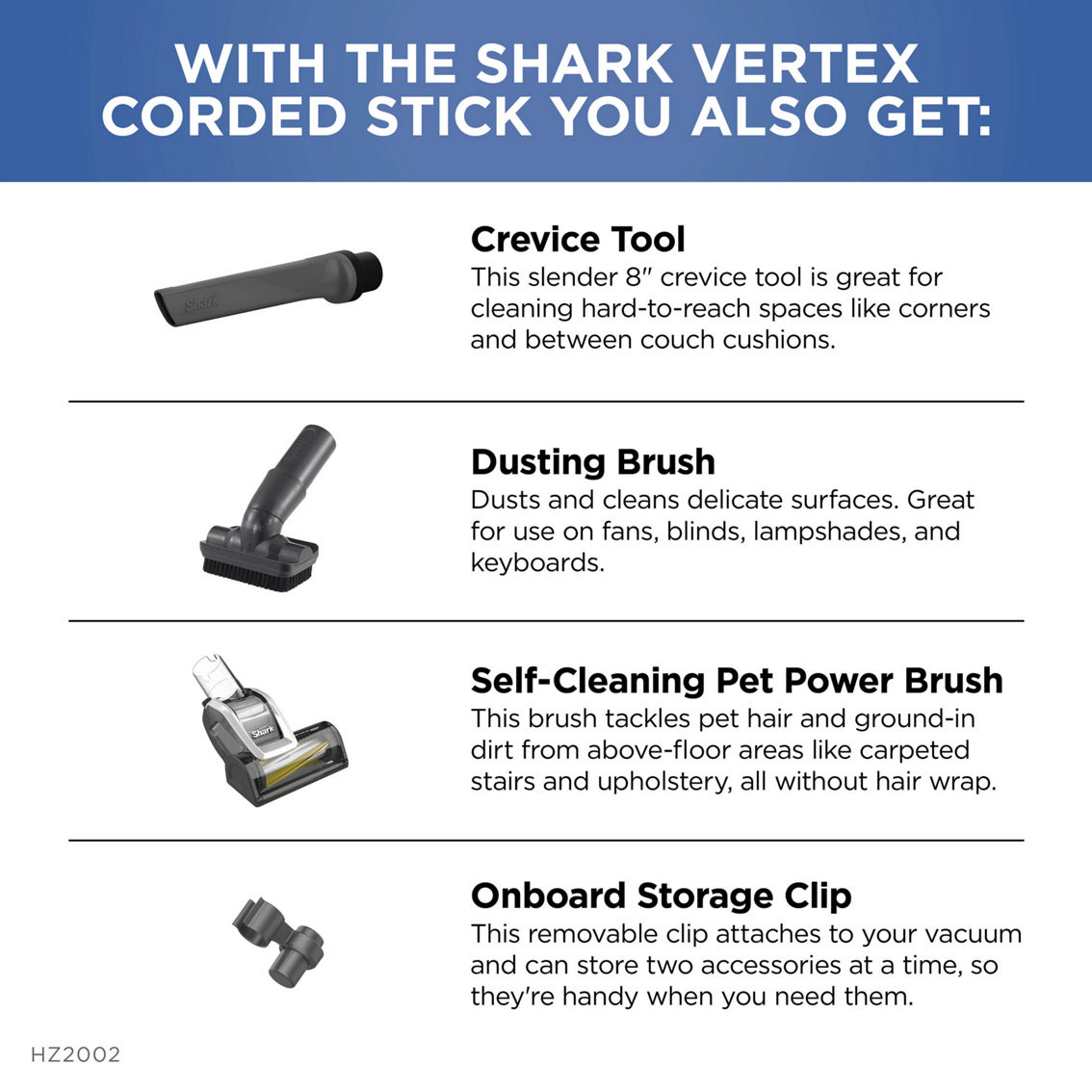 Shark Vertex UltraLight DuoClean Engage Corded Stick Vacuum - Image 3 of 10