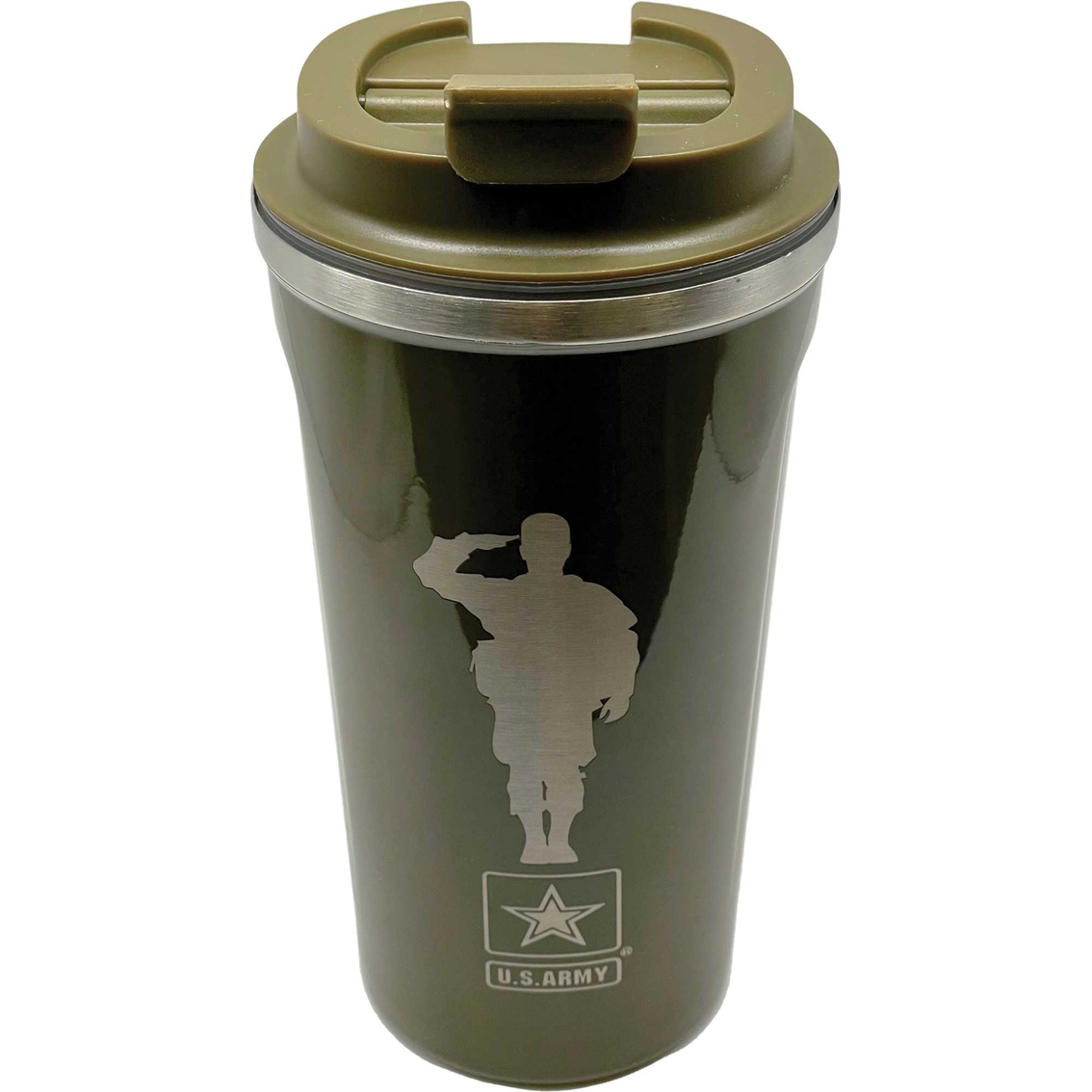 Uniformed Army Husband Father Soldier Veteran 17 oz. Tall Mug - Image 2 of 4