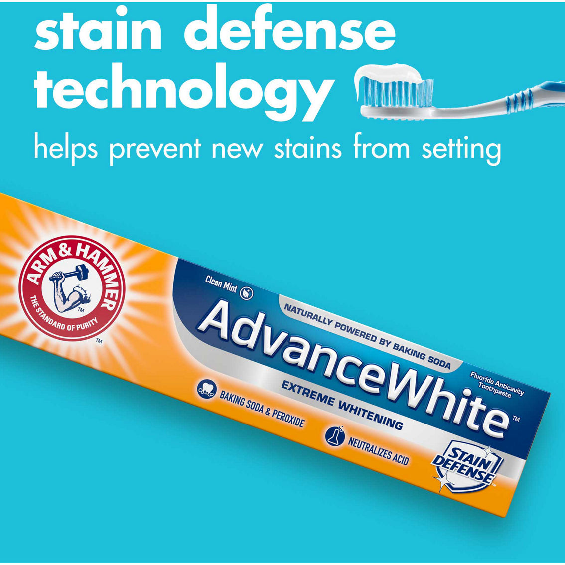 Arm & Hammer Advance White Extreme Whitening Fluoride Toothpaste 6 oz. - Image 7 of 7