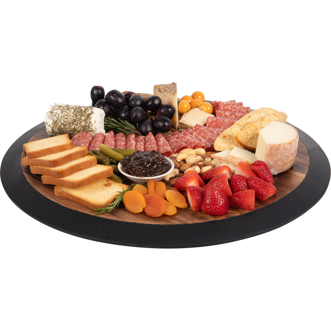 Picnic Time Toscana Lazy Susan Serving Tray - Image 4 of 7