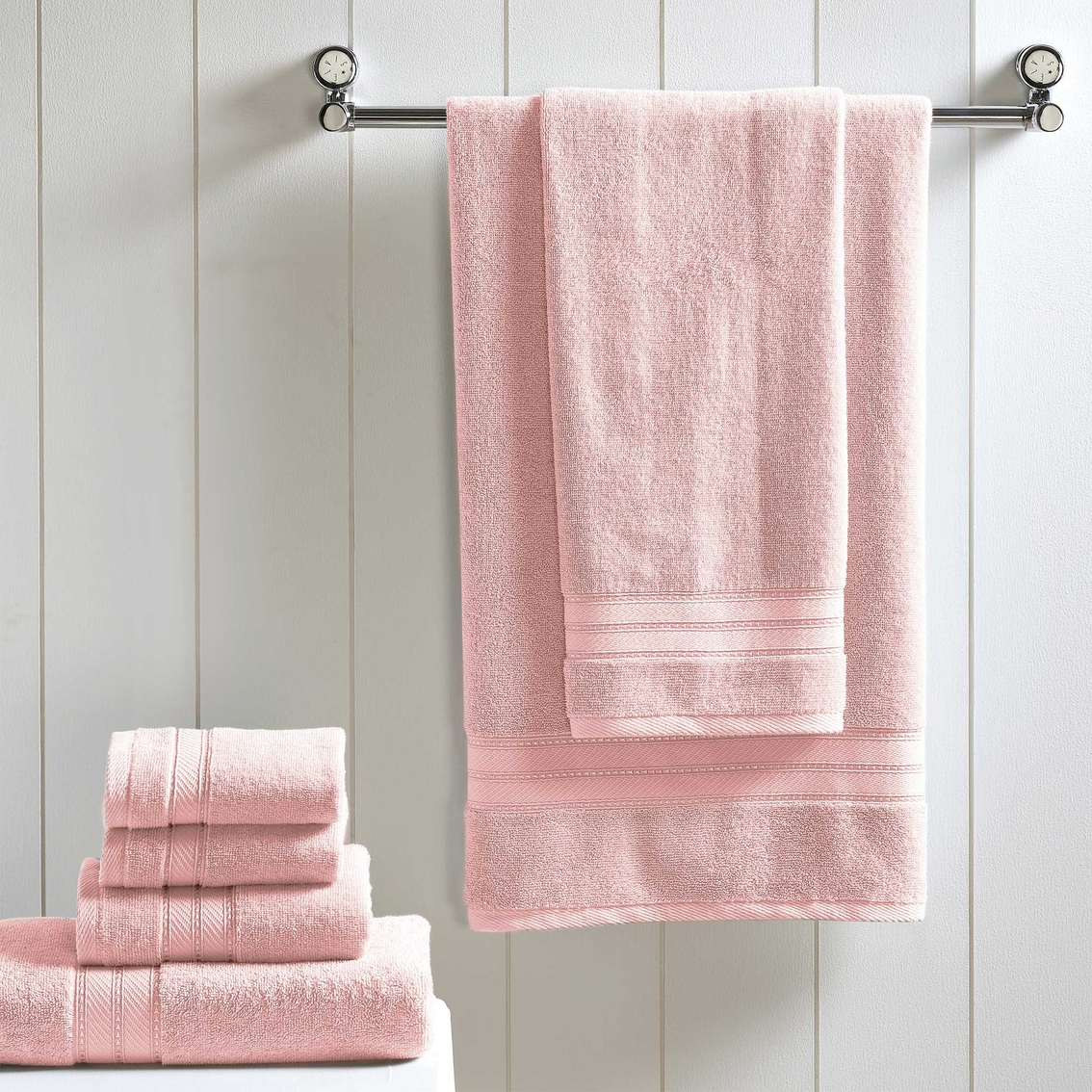 Modern Threads SpunLoft 6 pc. 100% Cotton Towel Set - Image 2 of 3