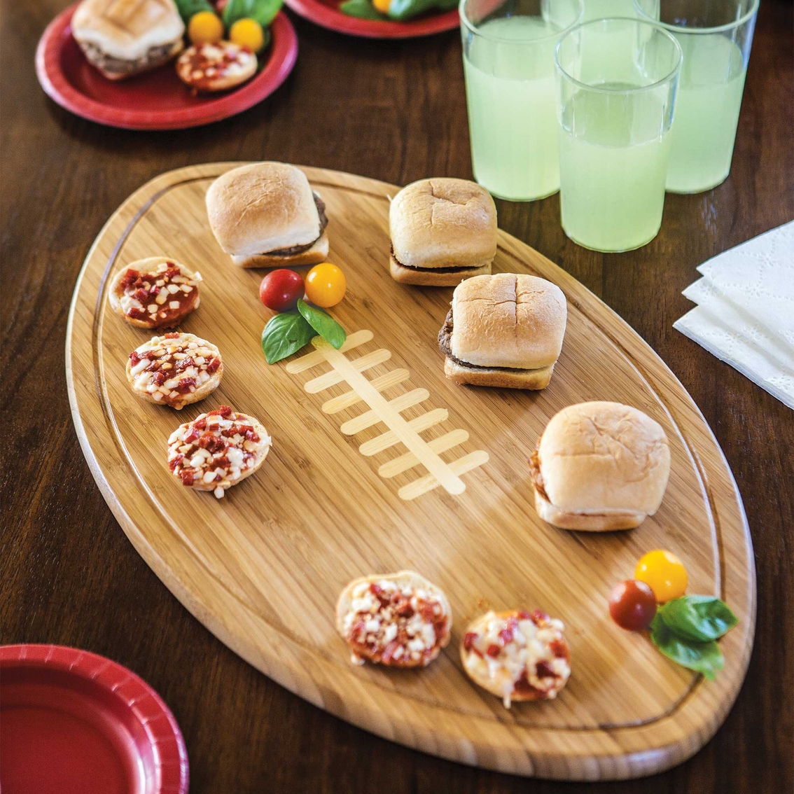 Picnic Time Kickoff Football Cutting Board and Serving Tray - Image 9 of 10