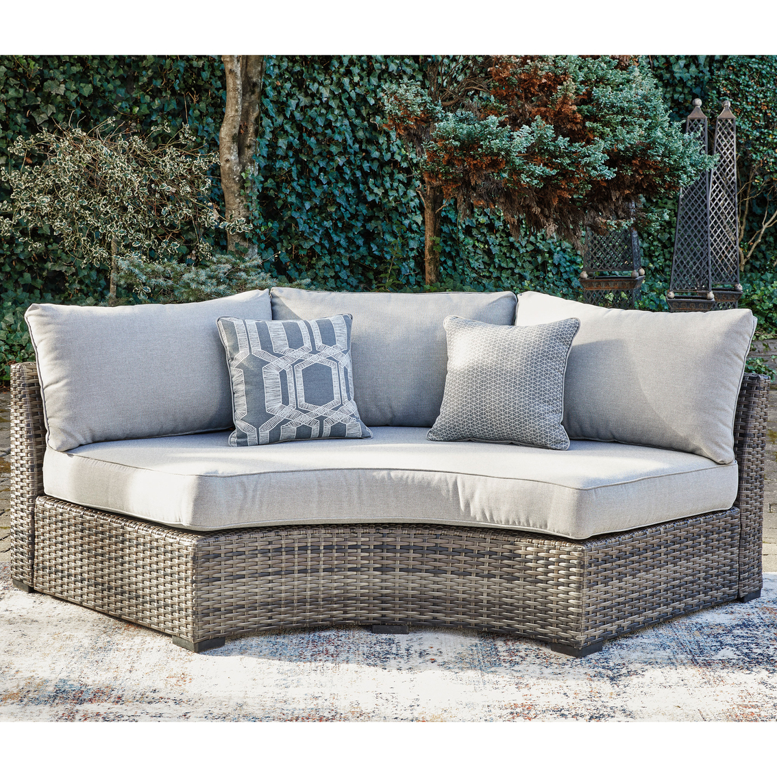 Signature Design by Ashley Harbor Court 7 pc. Outdoor Set - Image 3 of 6