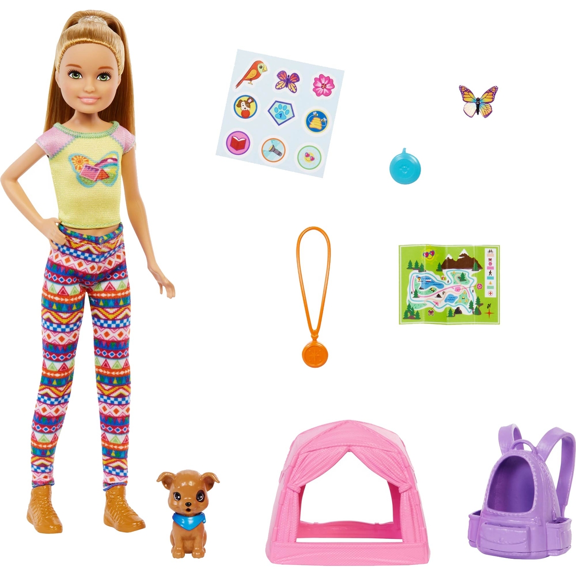 Barbie Camping Stacie Doll and Pet Playset - Image 2 of 2