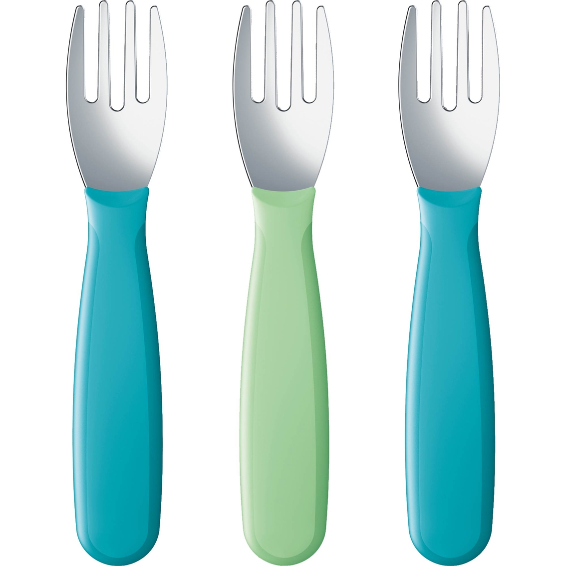 Graco NUK Kiddy Cutlery Fork 3 pc. Set - Image 2 of 2