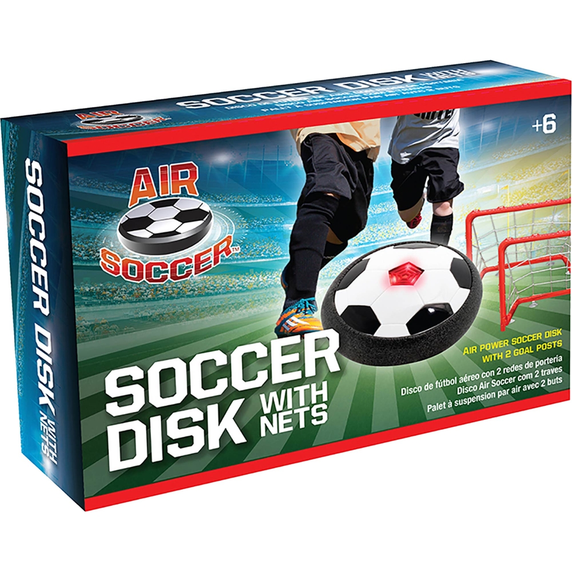 Maccabi Art Air Soccer Hover Ball Disk Game with 2 Goal Post Nets - Image 2 of 5