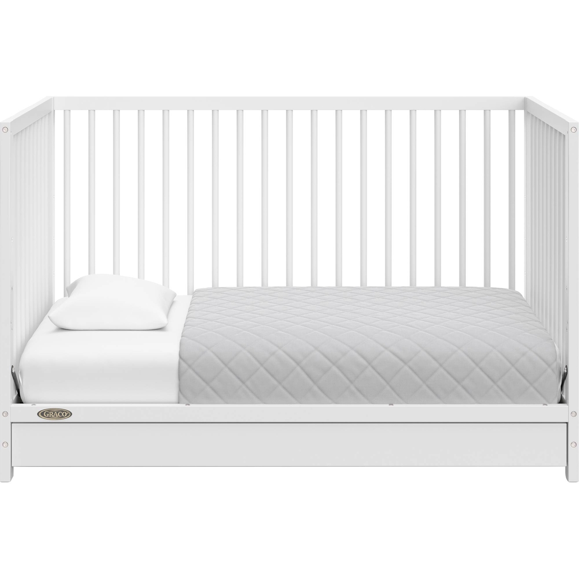 Graco Teddi 5 in 1 Convertible Crib with Drawer - Image 3 of 7