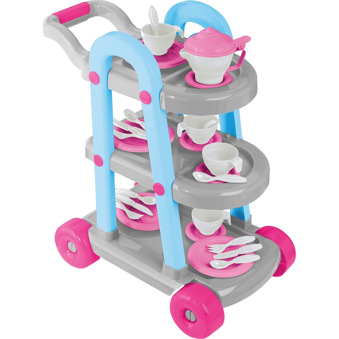 American Plastic Toys 26 pc. Tea Cart Set - Image 2 of 2