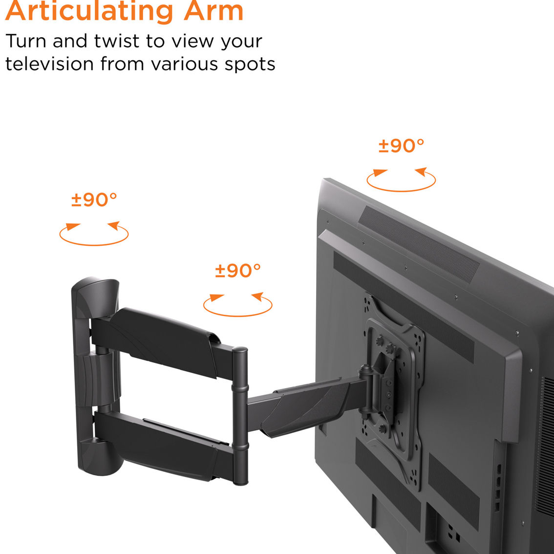 ProMounts Tilt Wall Mount for 17 to 43 in. TVs - Image 9 of 10