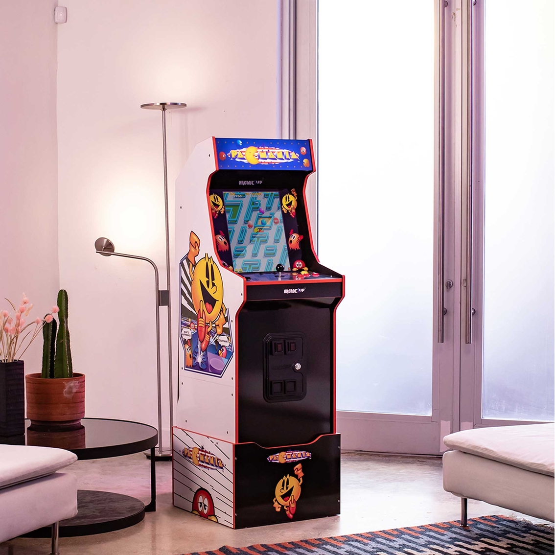 Arcade 1Up Bandai Namco Legacy Edition Pac-Mania Home Arcade Game Machine - Image 9 of 9
