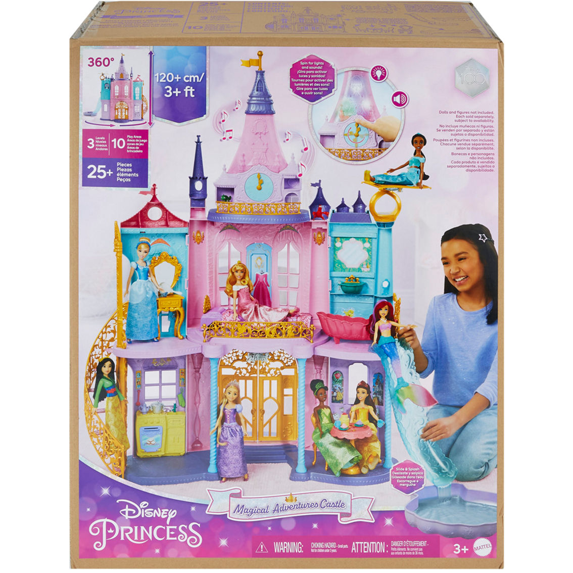 Disney Princess Royal Adventures Castle Dollhouse - Image 8 of 8