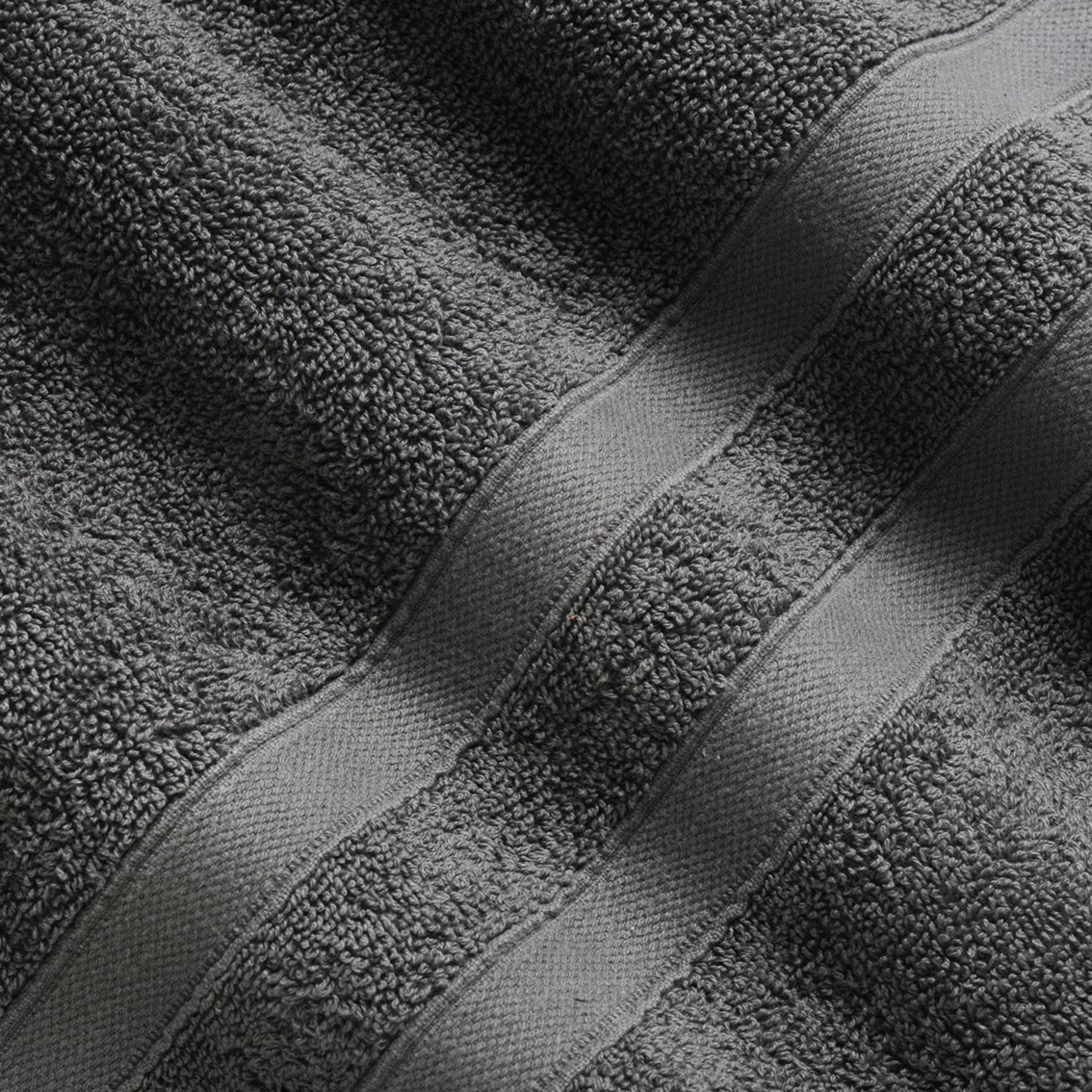 Bibb Home 6 pc. Oversized Solid Towel Set - Image 4 of 4