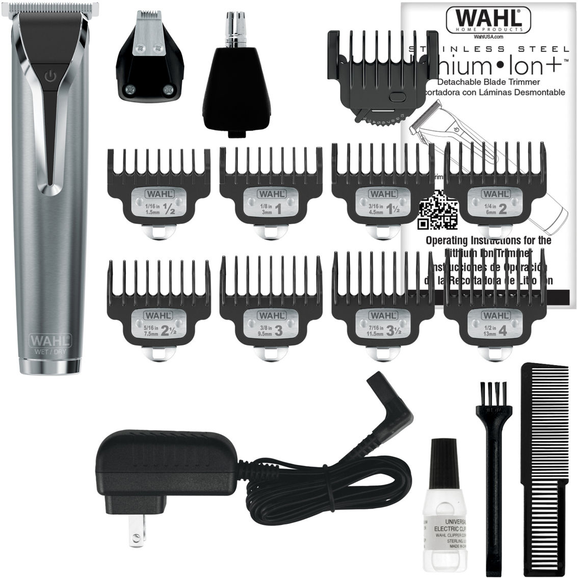 Wahl Stainless Steel Lithium Ion Trimmer - Image 2 of 3