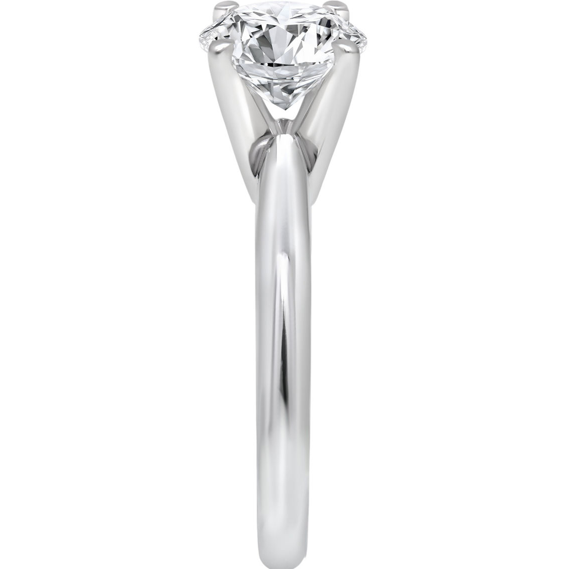 Ray of Brilliance 14K White Gold 2 CTW Lab Grown Round Diamond Solitaire Ring - Image 4 of 4