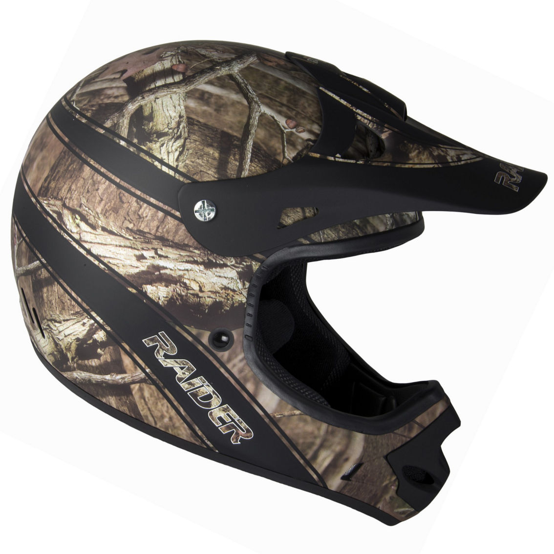 Raider Mossy Oak Camo MX Helmet - Image 2 of 6