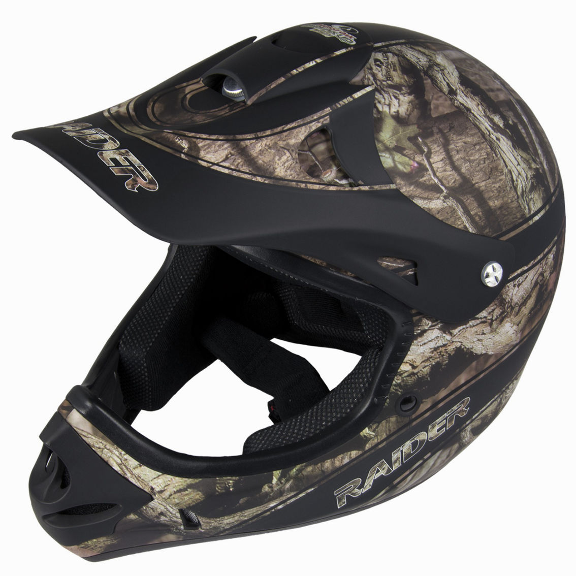 Raider Mossy Oak Camo MX Helmet - Image 5 of 6