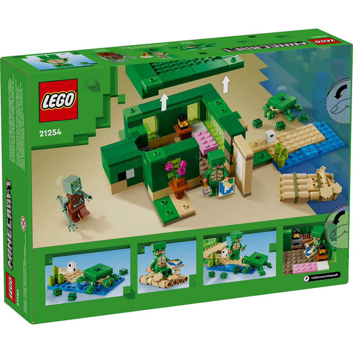 LEGO Minecraft The Turtle Beach House 21254 - Image 2 of 10
