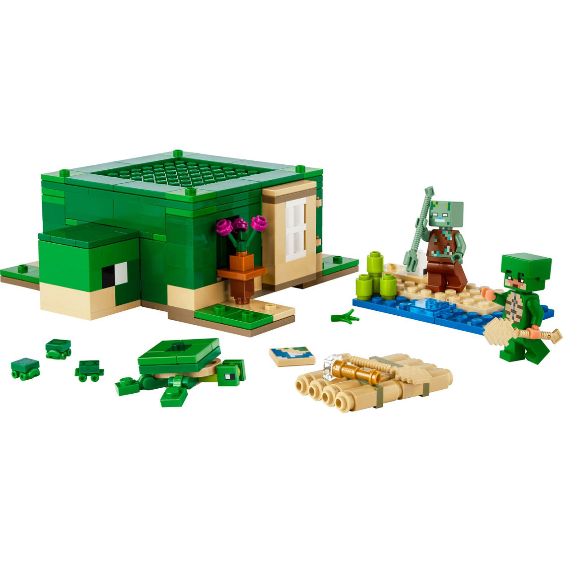 LEGO Minecraft The Turtle Beach House 21254 - Image 4 of 10