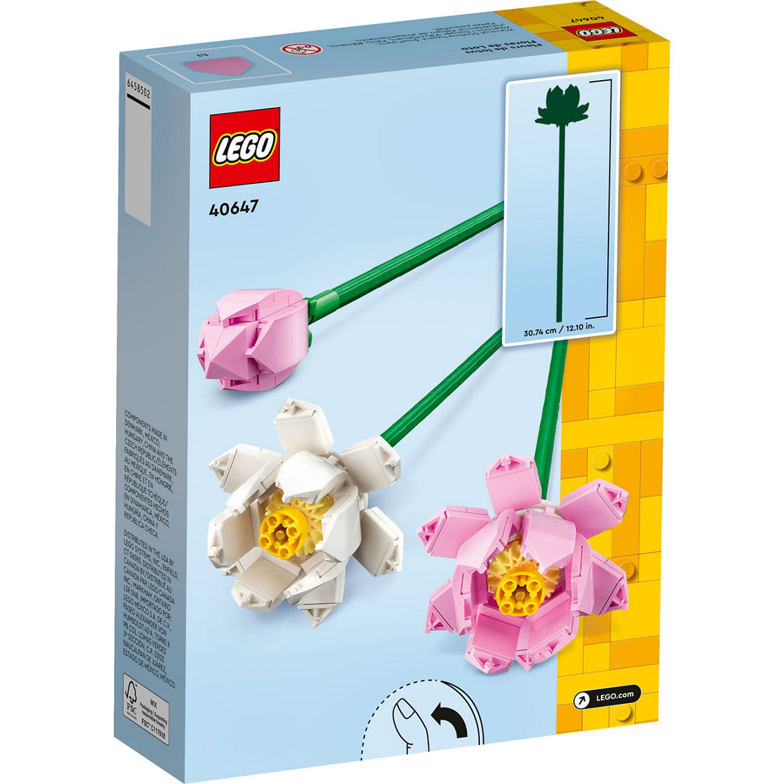 LEGO Lotus Flowers 40647 - Image 2 of 3