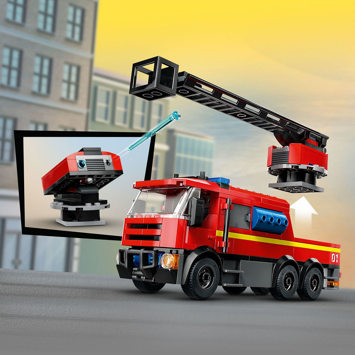 LEGO City Fire Station with Fire Truck 60414 - Image 5 of 7