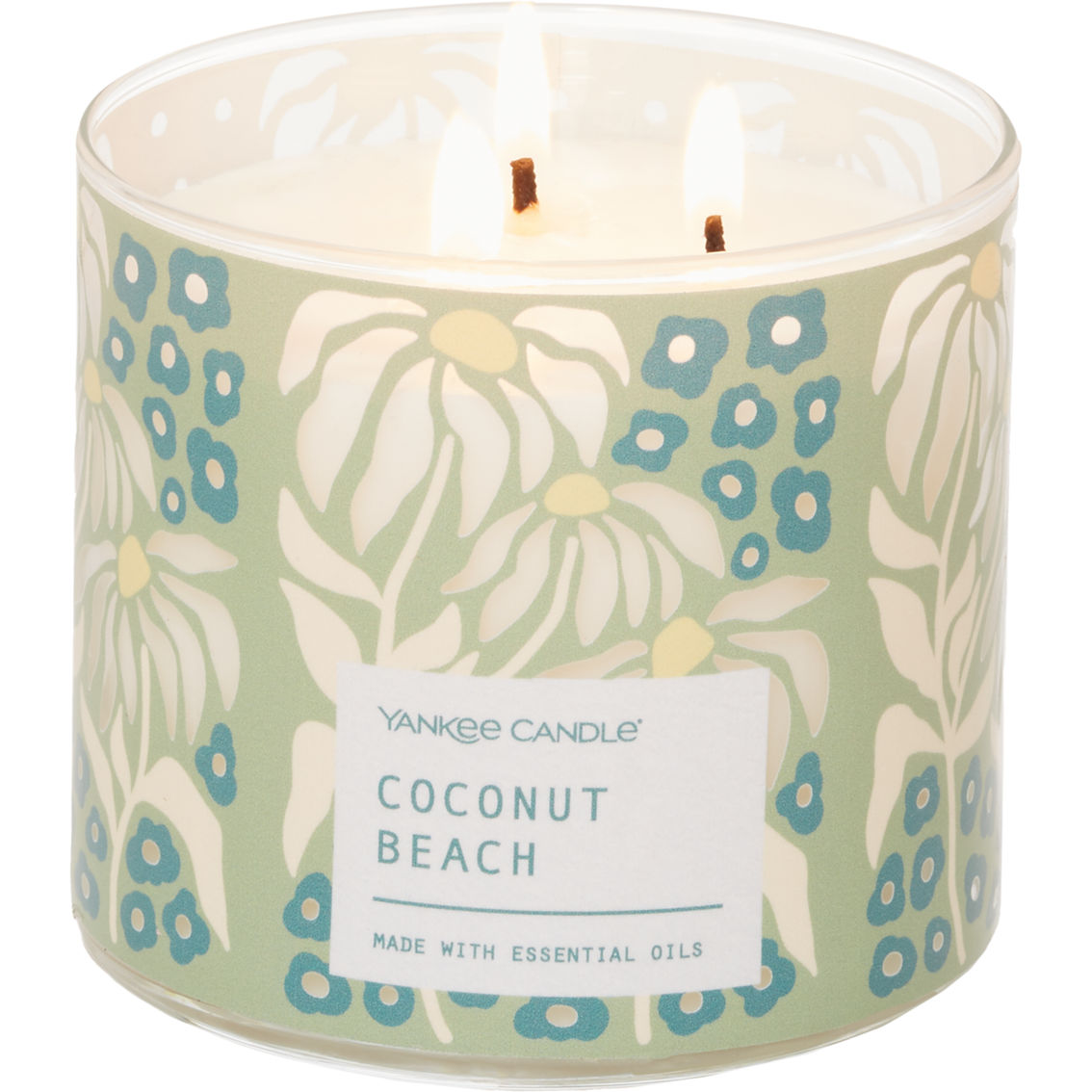 Yankee Candle Coconut Beach 3-Wick Candle - Image 2 of 2