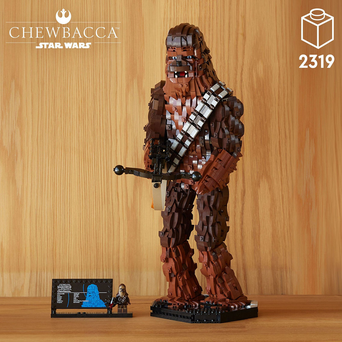 LEGO Star Wars Chewbacca Figure Building Set for Adults 75371 - Image 9 of 10