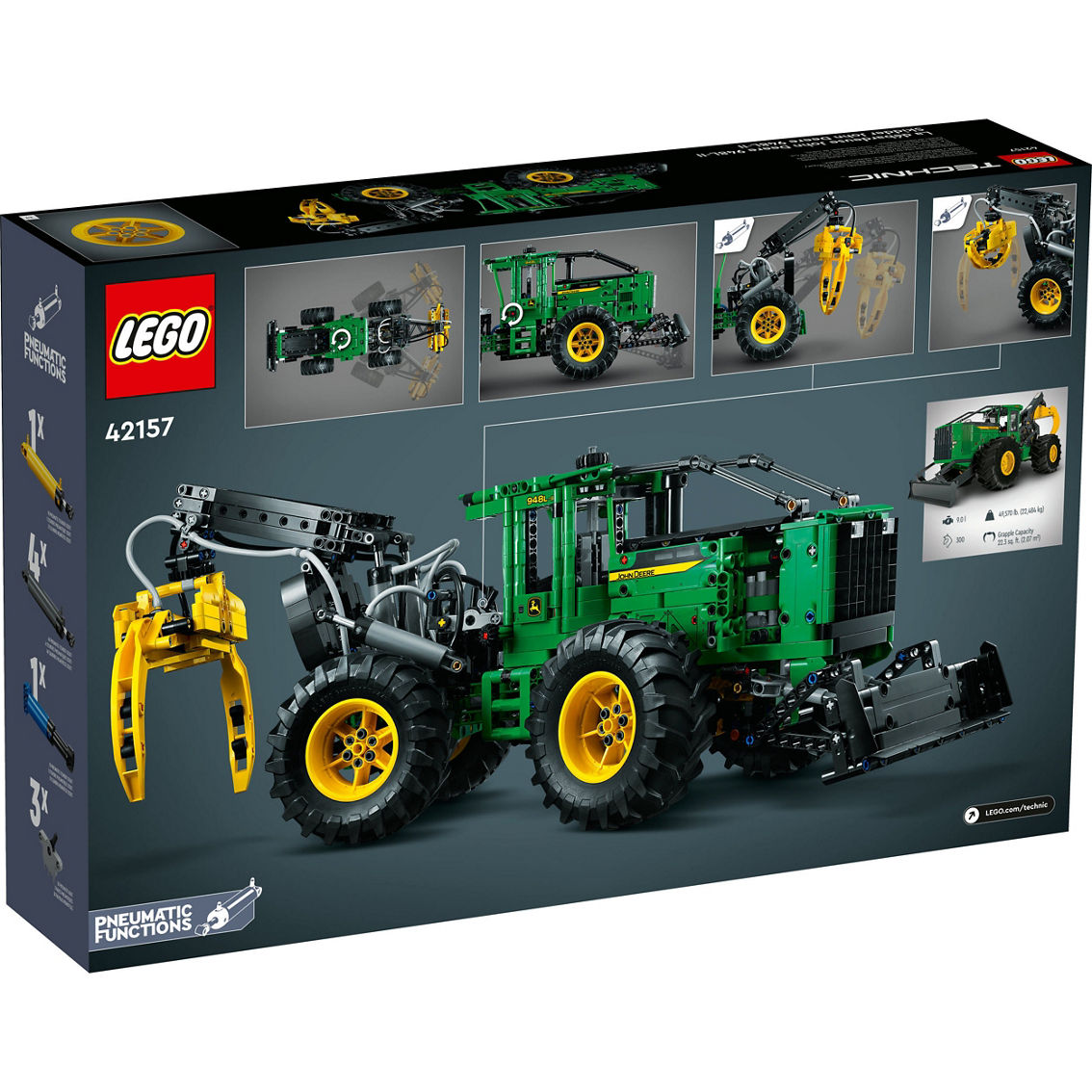 LEGO Technic John Deere 948L-II Skidder Tractor Toy 42157 - Image 2 of 10