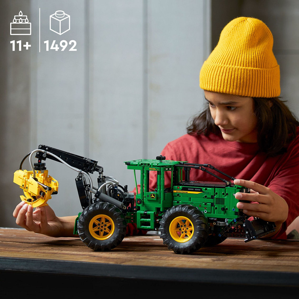 LEGO Technic John Deere 948L-II Skidder Tractor Toy 42157 - Image 10 of 10