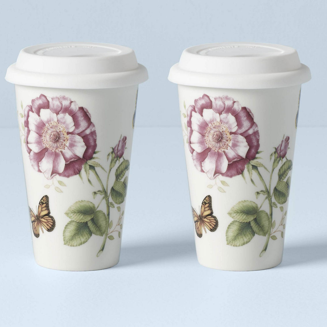 Lenox Butterfly Meadow Thermal Travel Mugs 2 pk. - Image 2 of 3