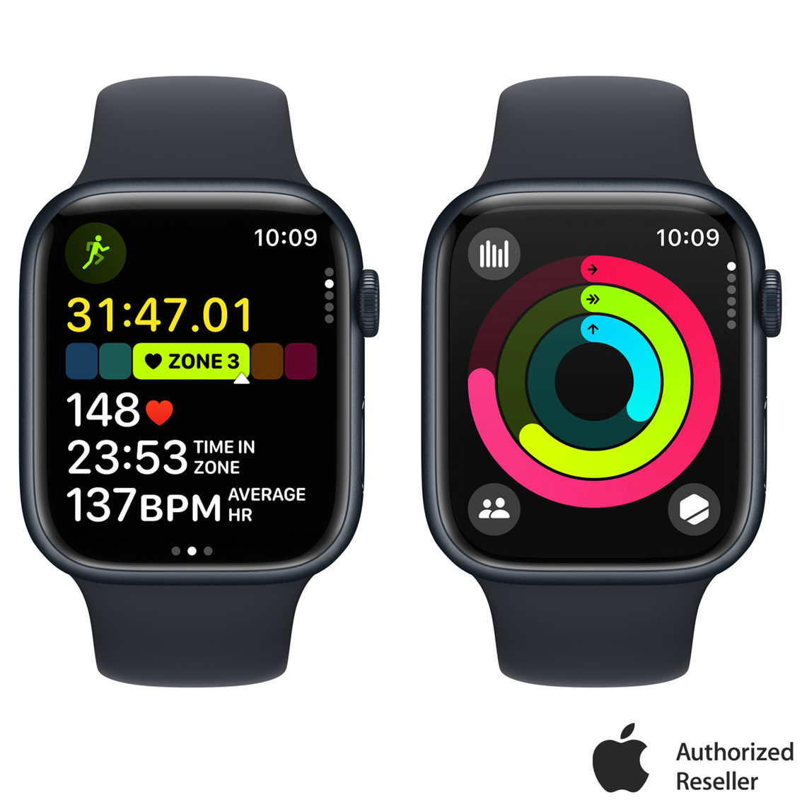 Apple Watch Series 9 GPS 45mm Aluminum Case with Sport Band - Image 7 of 10