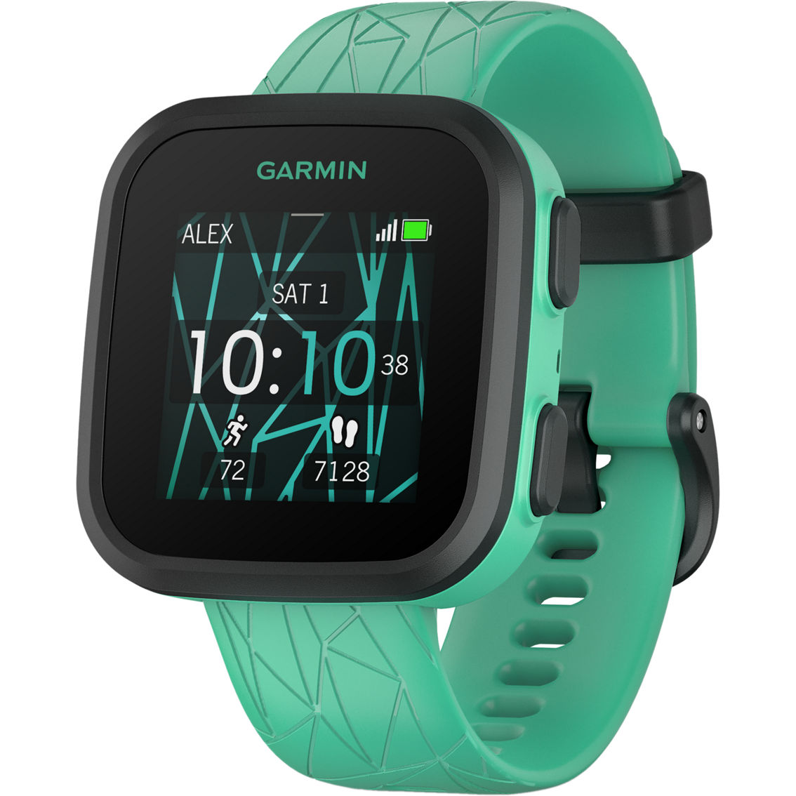 Garmin Kids Smart Watch Bounce Black Bezel and Case with Silicone Band - Image 2 of 5