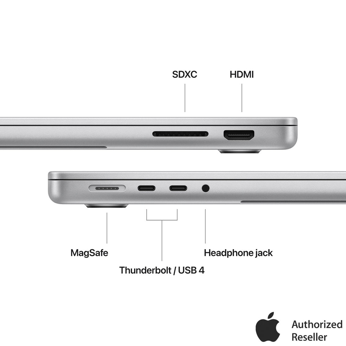 Apple 14 in. MacBook Pro M3 8‑core CPU10‑core GPU, 16GB RAM 1TB SSD - Image 6 of 9