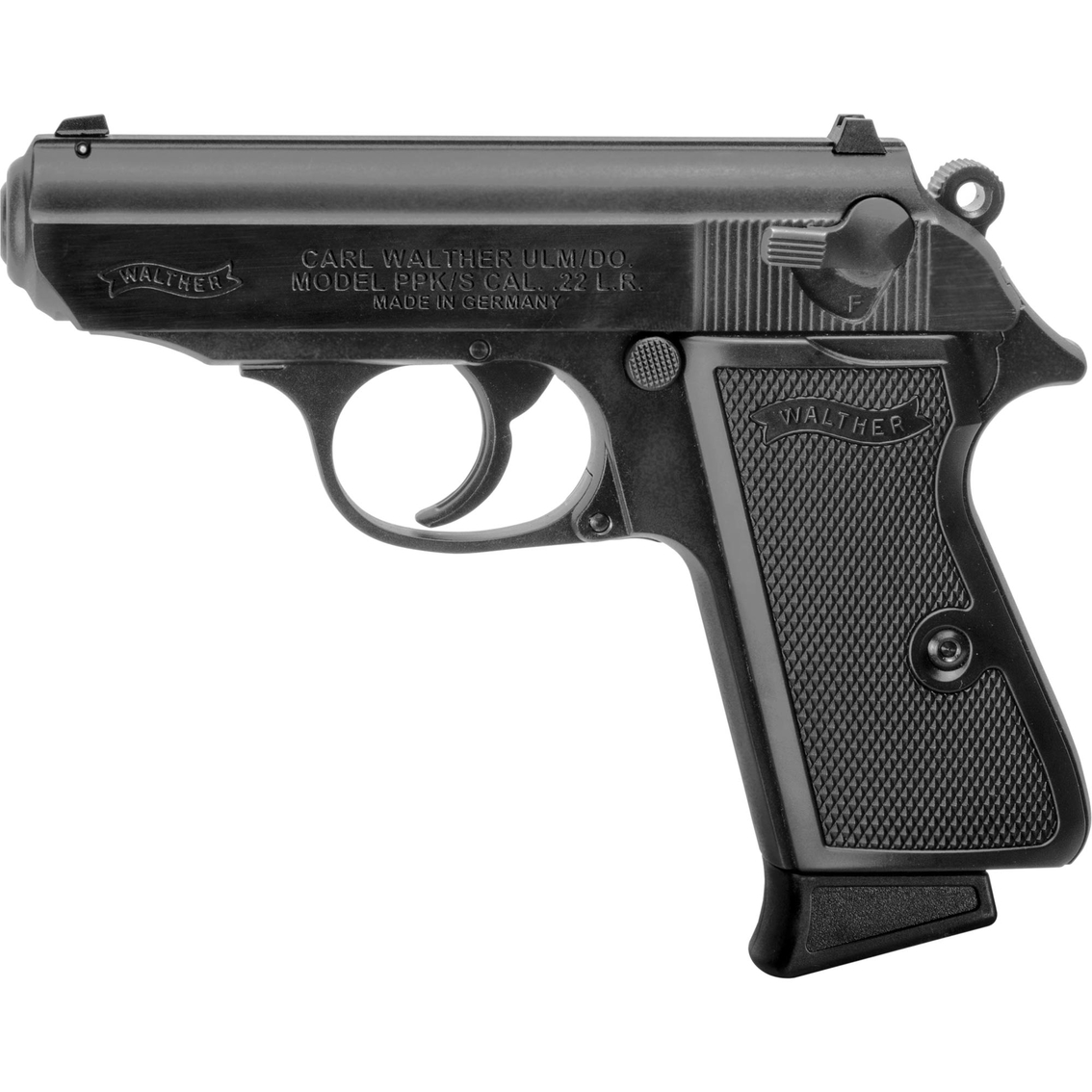 Walther PPK/S 22 LR 3.35 in. Barrel 10 Rnd Pistol Black - Image 2 of 2