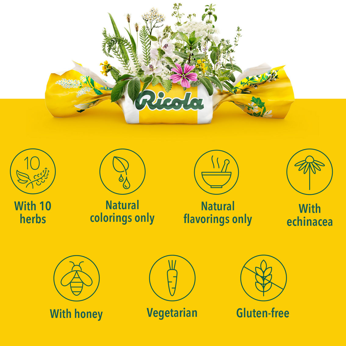 Ricola Honey Lemon With Echinacea Cough Drops 19 ct - Image 5 of 5