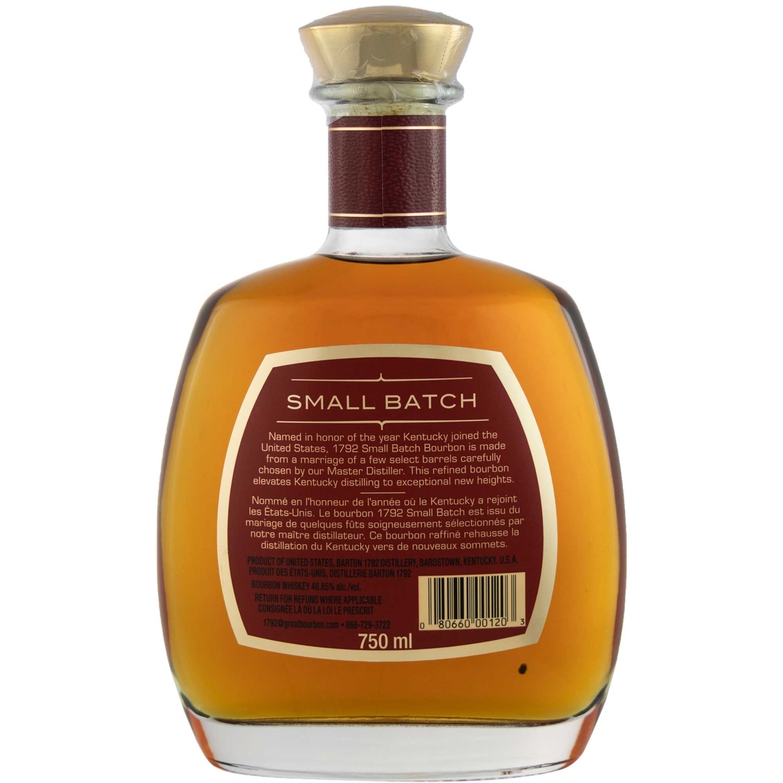 1792 Small Batch Bourbon 750ml - Image 2 of 2