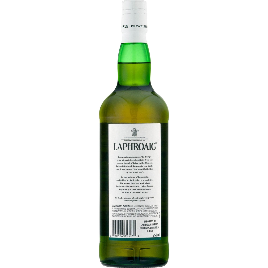 Laphroaig 10 Year Old Scotch Whisky 750ml - Image 2 of 2