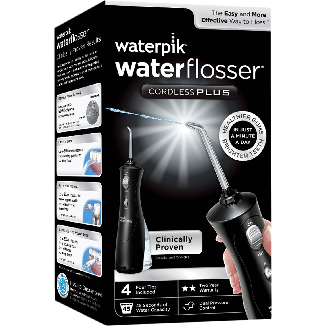 Waterpik Cordless Plus Water Flosser, Black - Image 2 of 2