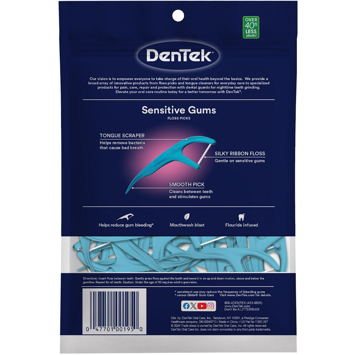 DenTek Comfort Clean Floss Picks 150 ct. - Image 2 of 4