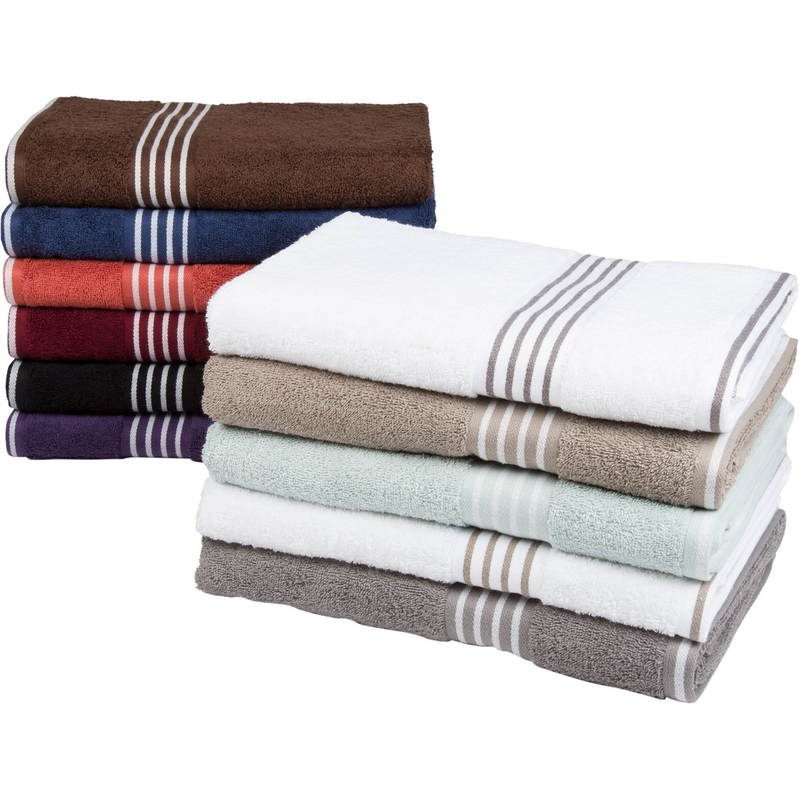 Lavish Home Rio 100% Cotton 8 Pc Towel Set - Image 4 of 4