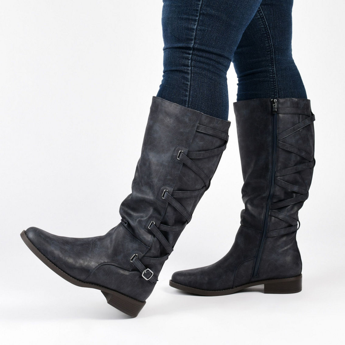 Journee Collection Women's Extra Wide Calf Carly Boot - Image 5 of 5